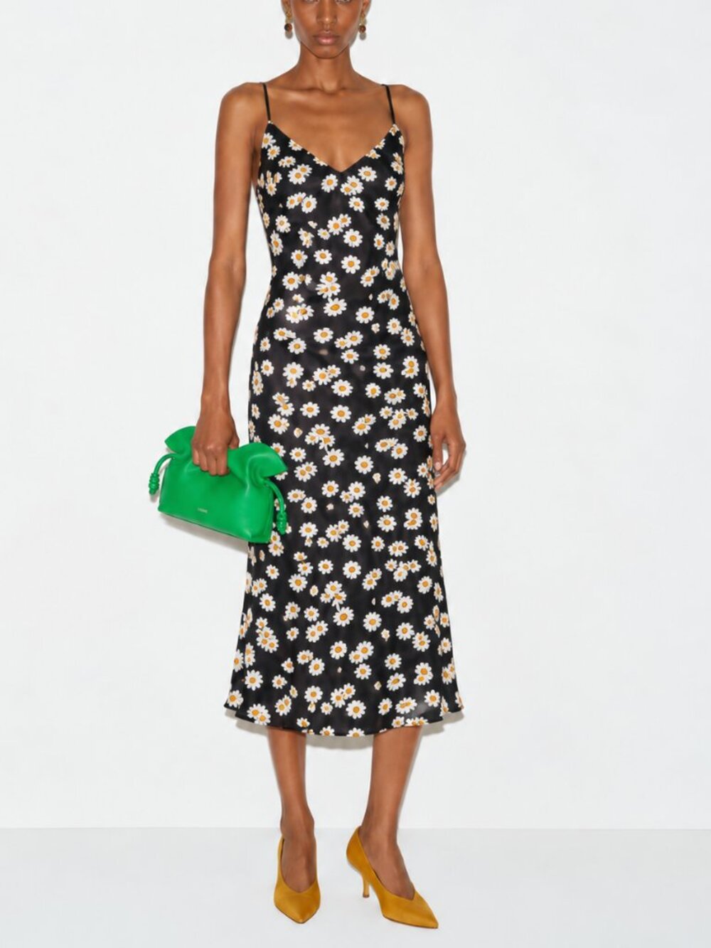 Reformation Kat Midi Dress in Daisy Chain โ Size 4